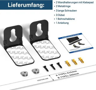 Universele soundbar wandbeugel – montagebeugel onder tv