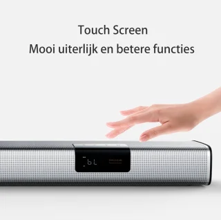 UpLiving® Soundbar met Draadloze Subwoofer Grijs