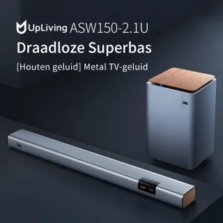 UpLiving® Soundbar met Draadloze Subwoofer Grijs