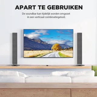 UpLiving Soundbar verstelbaar zwart Bluetooth 5.0
