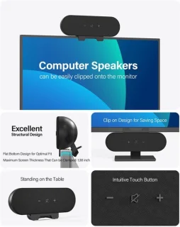 USB-luidspreker soundbar voor pc