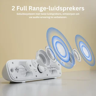 USB Mini Soundbar voor PC - Wit