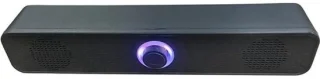USB-soundbar stereoluidspreker 32 cm zwart