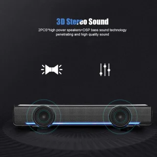 USB-soundbar voor laptop en PC