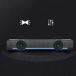 USB Stereo Soundbar voor PC, Laptop en TV