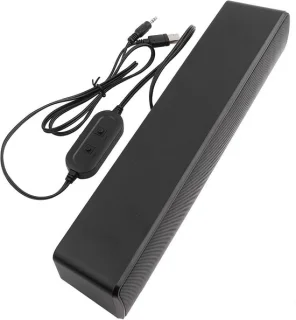 USB Stereo Soundbar voor PC, Laptop en TV