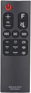 Vervangende afstandsbediening voor SK5R-soundbar