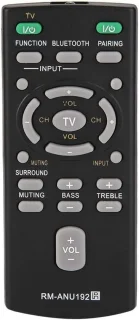 Vervangende afstandsbediening voor soundbar - ABS - 8 m afstand - hoogwaardige controller - m-winkel