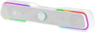 Witte RGB soundbar met DSP-geluidsprocessor