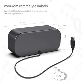 Wat vinden we goed aan de Ynkkvre Mini USB Soundbar