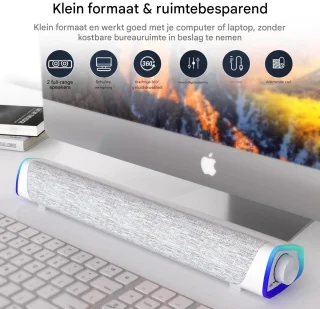 YOZHIQU PC-soundbar - Wit