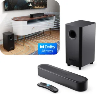 Zavio soundbar met subwoofer en surroundgeluid