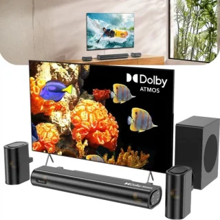 Zavio soundbar met subwoofer en surroundgeluid