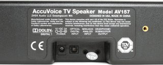 Wat vinden we goed aan de ZVOX AccuVoice AV157 Soundbar