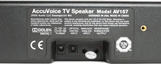 ZVOX AccuVoice AV157 Soundbar
