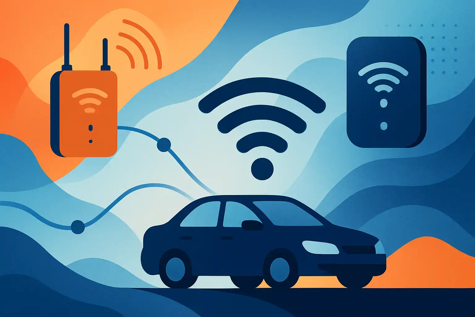 Wifi in je auto: zo creëer je onderweg een stabiele internetverbinding met boosters en hotspots