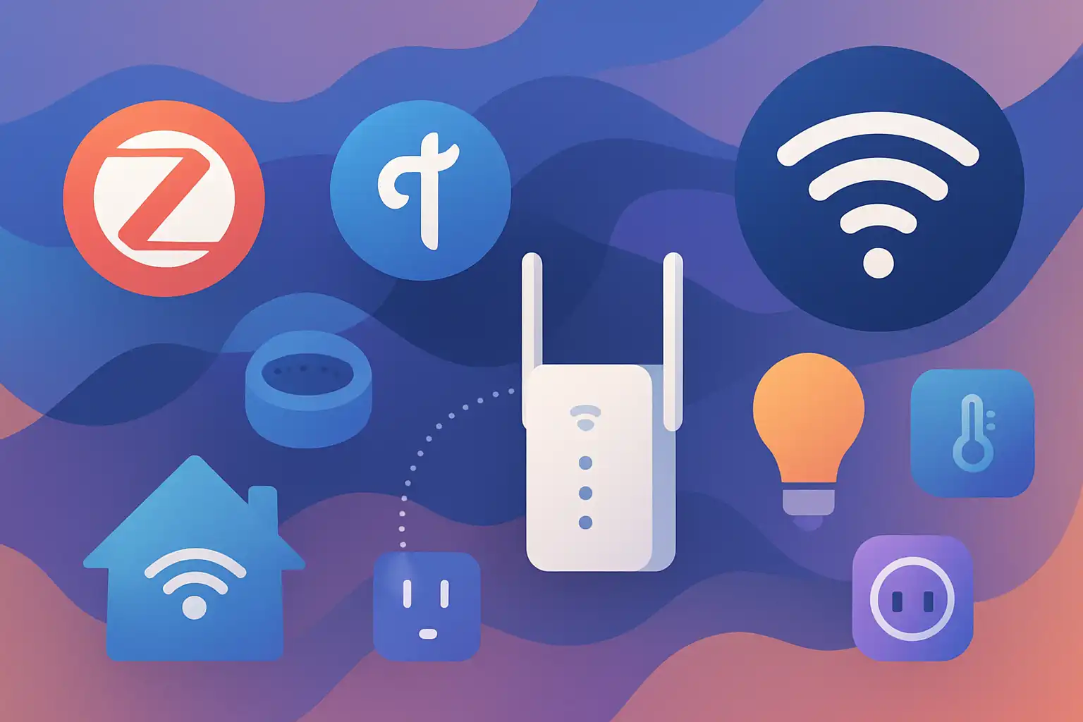 Zigbee, Thread en wifi: zo laat je je wifi‑versterker goed samenwerken met al je slimme apparaten