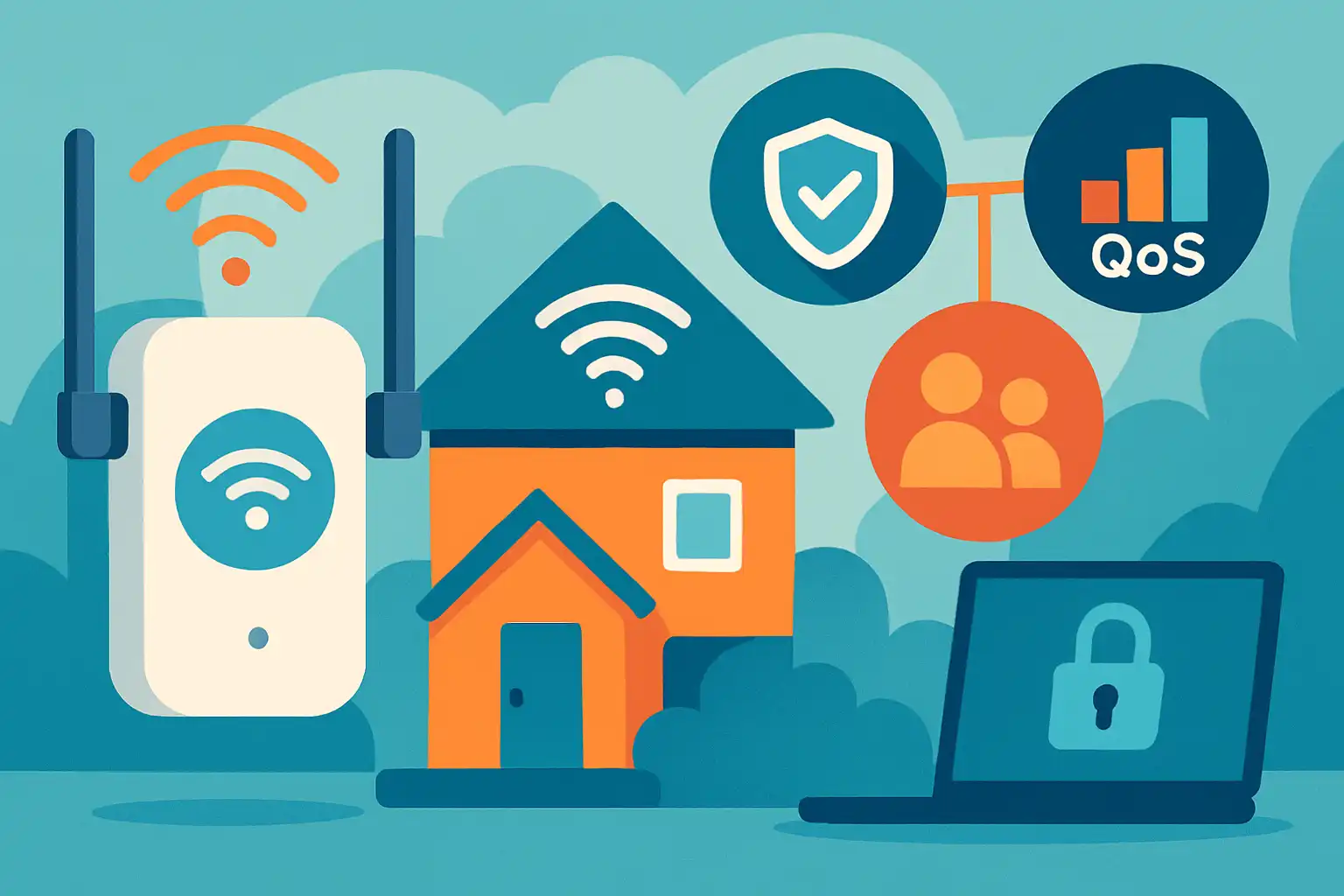 Zo deel je je thuisnetwerk eerlijk: gastnetwerk, ouderlijk toezicht en QoS instellen met een wifi-versterker