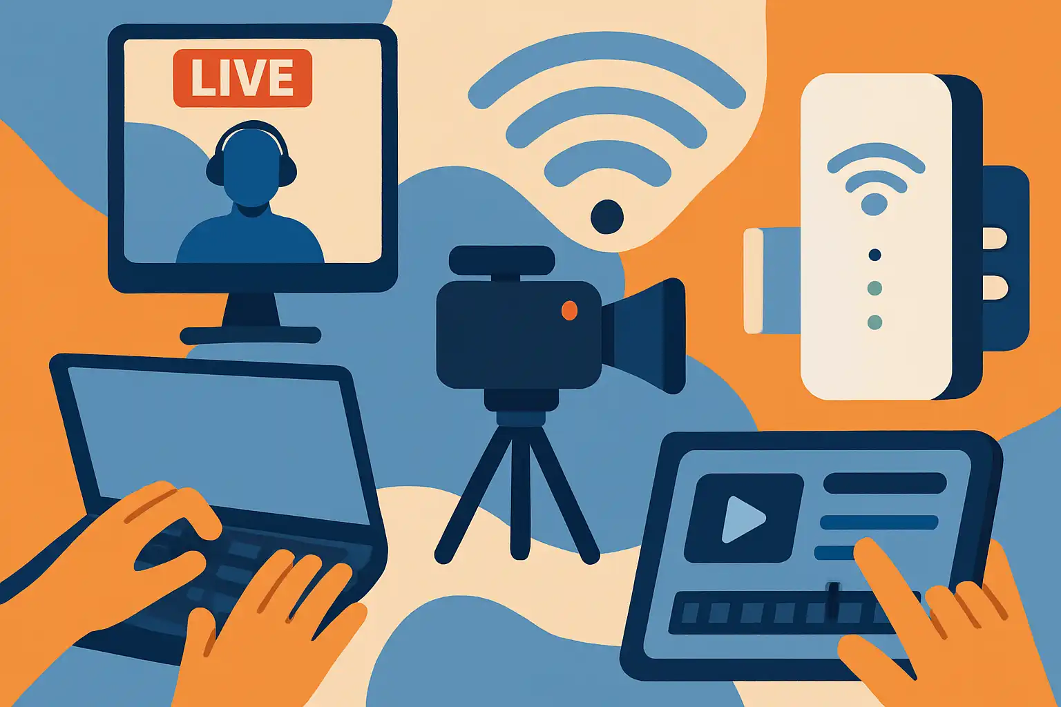 Zo maak je professionele livestreams vanuit huis: onmisbare wifi-versterker tips voor content creators