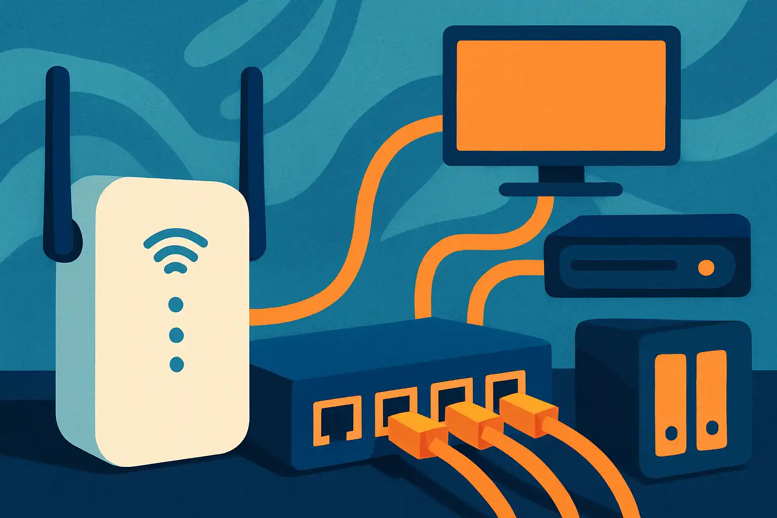 Zo maak je van je wifi-versterker een betrouwbare ethernet-hub voor tv, gameconsole en NAS