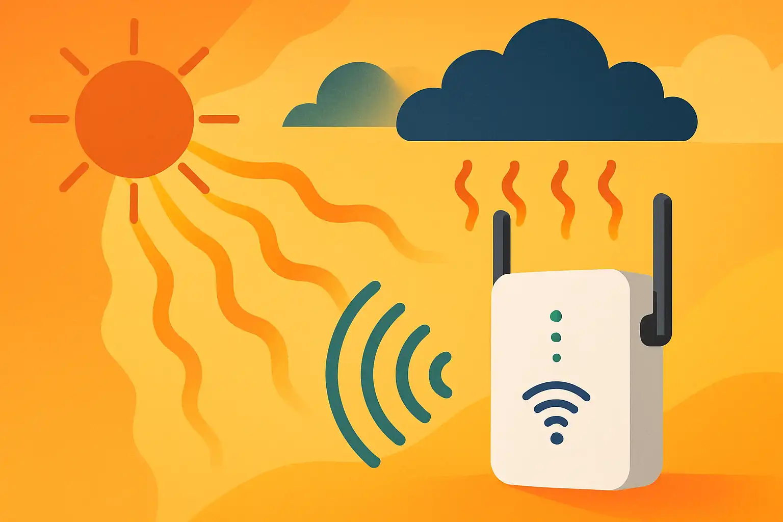 Zo voorkom je dat hitte en direct zonlicht je wifi-versterker saboteren
