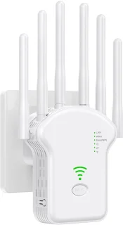 Wifi Dual-Band Extender, Wifi Signaalversterker, Draadloze Repeater, Geschikt Voor Wifi (Wit)