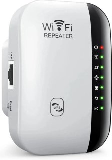 De Famyo® WiFi Versterker Stopcontact - WiFi Versterker Draadloos - WiFi Repeater - 300Mbps - Wit in één oogopslag