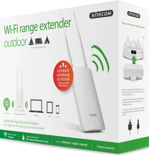 Sitecom WLX-2100 - Outdoor Hotspot Repeater - Ideaal voor campings en havens