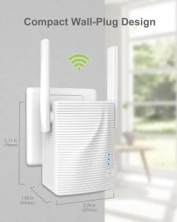 Solacis Wifi versterker stopcontact - Wifi versterker - Wifi repeater - Wifi stopcontact - Wifi verbeteren - Betere wifi - Must have voor een betere wifi in huis!