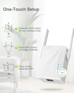 Solacis Wifi versterker stopcontact - Wifi versterker - Wifi repeater - Wifi stopcontact - Wifi verbeteren - Betere wifi - Must have voor een betere wifi in huis!