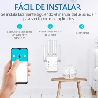 Solacis Wifi versterker stopcontact - Wifi versterker - Wifi repeater - Wifi stopcontact - Wifi verbeteren - Betere wifi - Must have voor een betere wifi in huis!