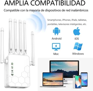 Solacis Wifi versterker stopcontact - Wifi versterker - Wifi repeater - Wifi stopcontact - Wifi verbeteren - Betere wifi - Must have voor een betere wifi in huis!