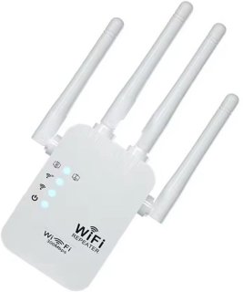 WiFi Repeater – 300 Mbps – Versterkt en Breidt WiFi Signaal uit – 2.4 GHz – 4 Antennes – Access Point, Router en Repeater Modus – EU Stekker review