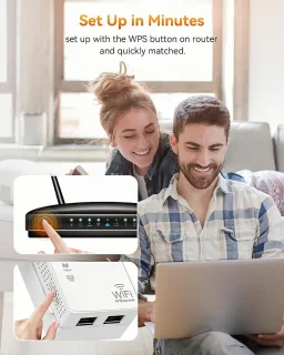 Solacis Wifi versterker stopcontact - Wifi versterker - Wifi repeater - Wifi stopcontact - Wifi verbeteren - Betere wifi - Must have voor een betere wifi in huis!