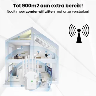 Solacis Wifi versterker stopcontact - Wifi versterker - Wifi repeater - Wifi stopcontact - Wifi verbeteren - Betere wifi - Must have voor een betere wifi in huis!