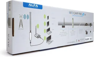 Alfa Network WiFi Camp Pro 2V2 WiFi versterking & Hotspot - voor de camper, caravan, boot, tuin en boerderij