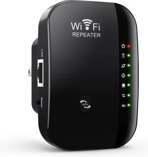 De Wifi versterker stopcontact - Wifi versterker draadloos - 300Mbps 2.4GHz - Zwart in één oogopslag