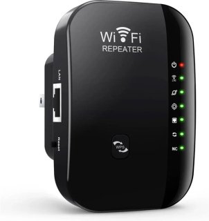 Wifi versterker stopcontact - Wifi versterker draadloos - 300Mbps 2.4GHz - Zwart review