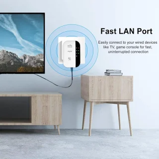 Wifi Versterker - Stopcontact Repeater Draadloos - Extender