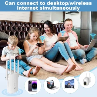 Solacis Wifi versterker stopcontact - Wifi versterker - Wifi repeater - Wifi stopcontact - Wifi verbeteren - Betere wifi - Must have voor een betere wifi in huis!