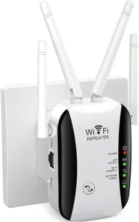 2026 WiFi-repeater met ethernet-poort, wit