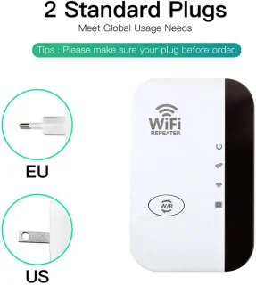 300Mbps Draadloze WiFi Repeater 802.11n Wit