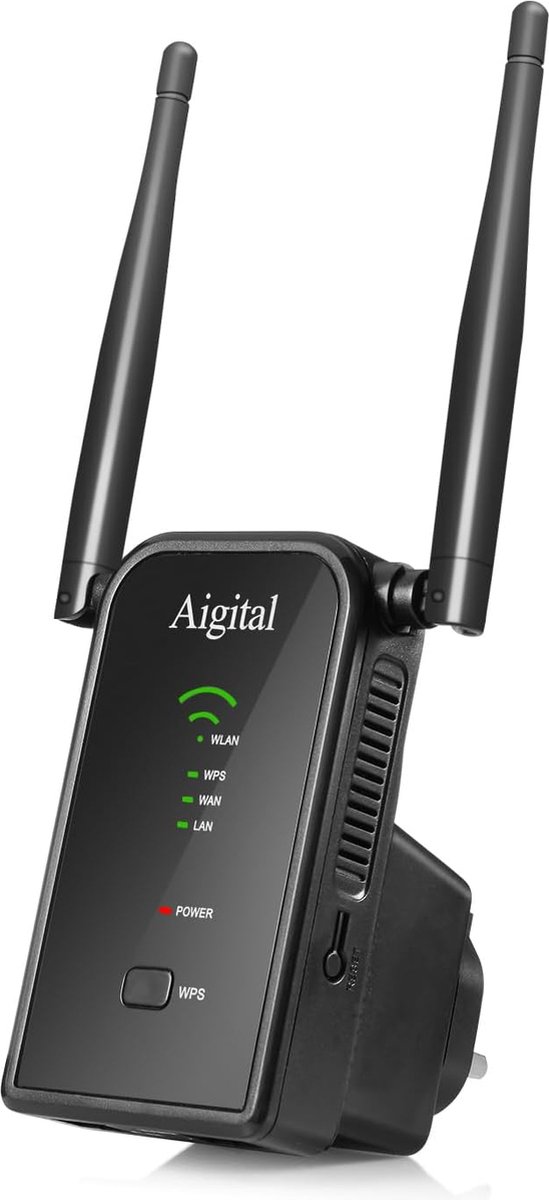 Aigital WLAN Repeater 300 Mbps 2,4 GHz Compact
