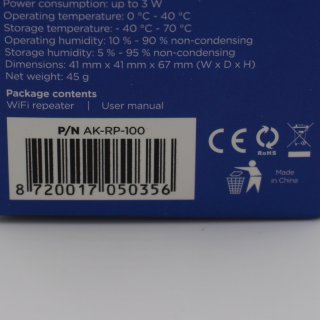 Allteq Wifi Repeater Zwart