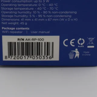 Allteq Wifi Repeater Zwart