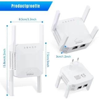 Wat vinden we goed aan de Aura® Stopcontact WiFi Versterker