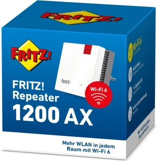 AVM FRITZ!Repeater 1200 AX WiFi 6 Dual-Band Repeater
