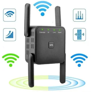 Casalora Wifi repeaters 1200 Mbps - Zwart