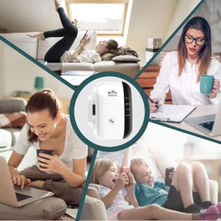 CRTV Wifi Versterker Stopcontact 300Mbps Wit