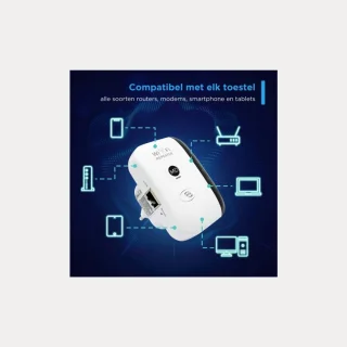 CRTV Wifi Versterker Stopcontact 300Mbps Wit